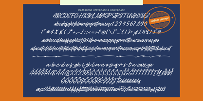 Cattalone Font Poster 10
