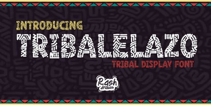 Tribalelazo Font Poster 1