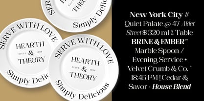 Ethically Serif Font Poster 10