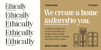 Ethically Serif Font Poster 3