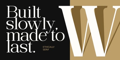 Ethically Serif Font Poster 8