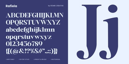 Rafiela Font Poster 12