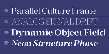 Rafiela Font Poster 9