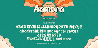 Aamora Font Poster 7