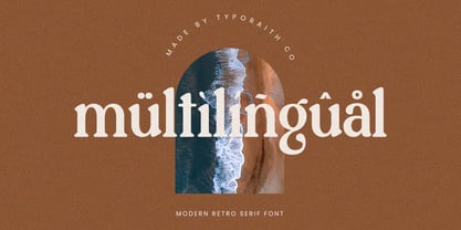 Grove Peach Font Poster 9