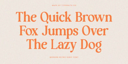 Grove Peach Font Poster 7