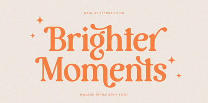 Grove Peach Font Poster 2