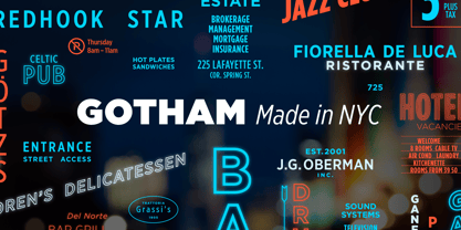 Gotham Font Poster 1