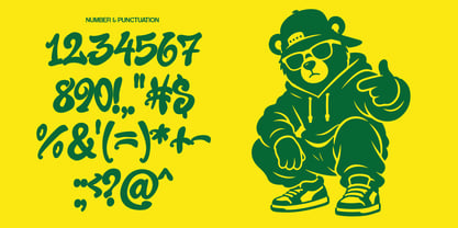Boogie Blast Font Poster 8