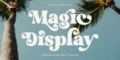 Magic Display Font Poster 1