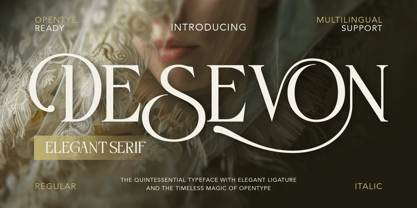 Desevon Font Poster 1
