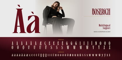Boserich Font Poster 11