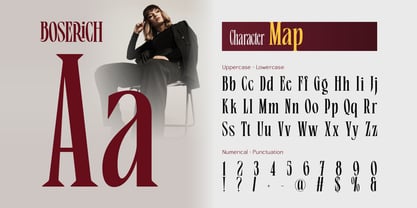 Boserich Font Poster 2