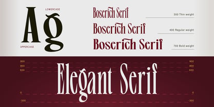 Boserich Font Poster 4