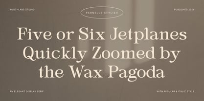 Parnelle Font Poster 2