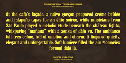 Berguna Font Poster 10