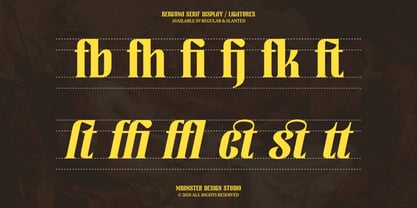 Berguna Font Poster 6