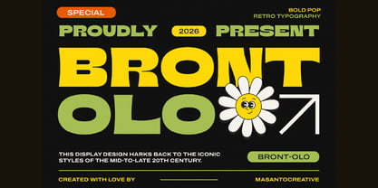 Bront Olo Font Poster 1