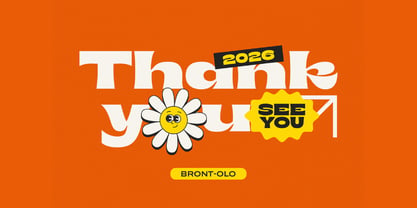 Bront Olo Font Poster 11