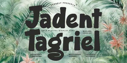 MC Jadent Tagriel Font Poster 1