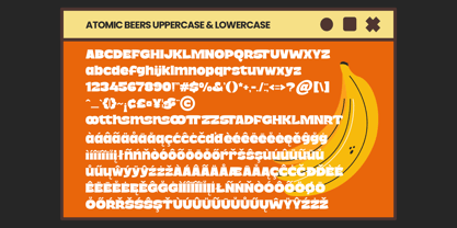 Atomic Beers Font Poster 10