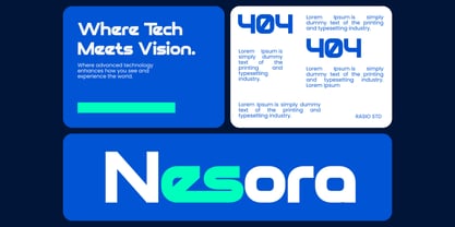 Nexoris Font Poster 4