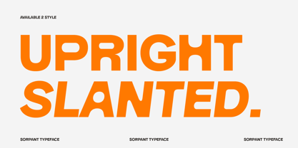 Sorpant Font Poster 2