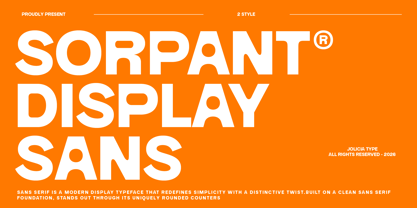 Sorpant Font Poster 1