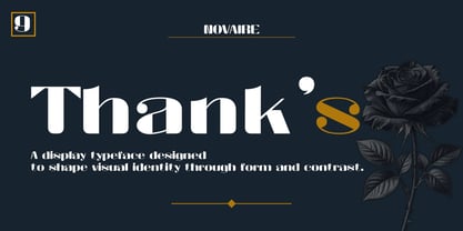 Novaire Font Poster 9
