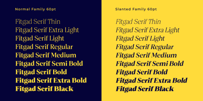 Fitgad Font Poster 2