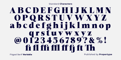 Fitgad Font Poster 10