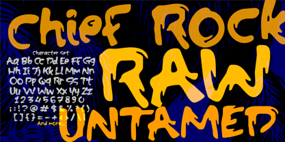 Chief Rock Font Poster 4