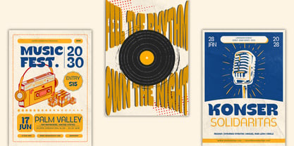 Kenbu Pop Font Poster 2