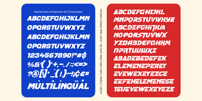 Racemans American Font Poster 10