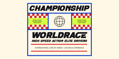 Racemans American Font Poster 3