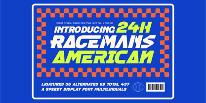 Racemans American Font Poster 1