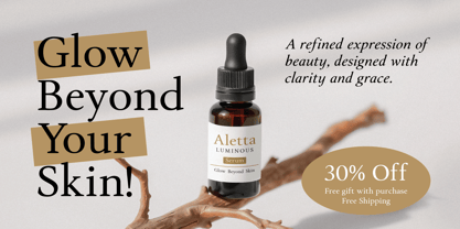 Althera Font Poster 4