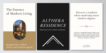 Althera Font Poster 11
