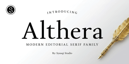 Althera Font Poster 1