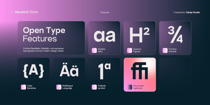 TBJ Neuetra Font Poster 6
