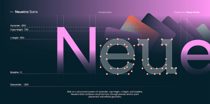 TBJ Neuetra Font Poster 4