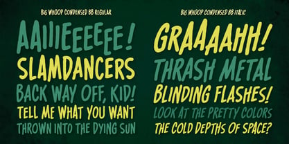 Big Whoop BB Font Poster 4