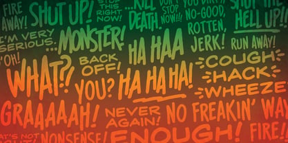 Big Whoop BB Font Poster 2