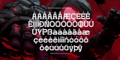Arvitto Font Poster 11