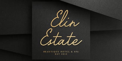 Midnight Reflection Font Poster 8