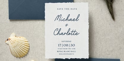 Midnight Reflection Font Poster 3