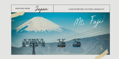 Midnight Reflection Font Poster 12