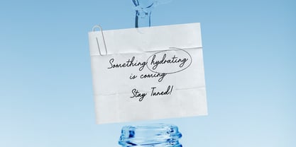 Midnight Reflection Font Poster 13