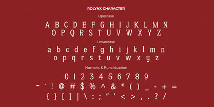 Rolynx Font Poster 10