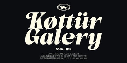 Gattino Spazio Font Poster 9